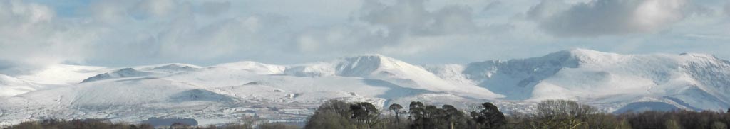 Fresh snow fell on the Eryri (Snowdonia) Mountains on the 10th March 2023.